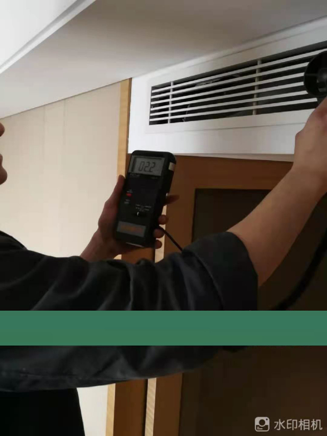 清洗后的风量检测